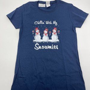Chillin' with My Snowmies short sleeve tee - Small